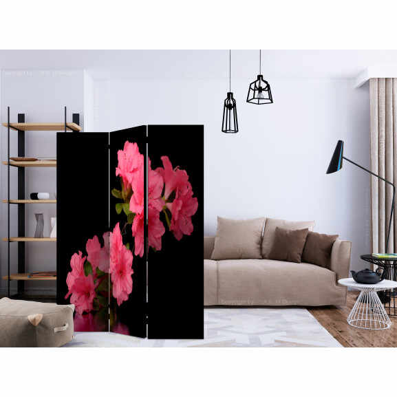 Paravan Azalea In Black [Room Dividers] 135 cm x 172 cm