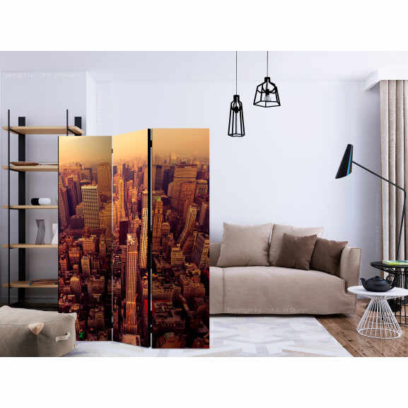 Paravan Bird Eye View Of Manhattan, New York [Room Dividers] 135 cm x 172 cm