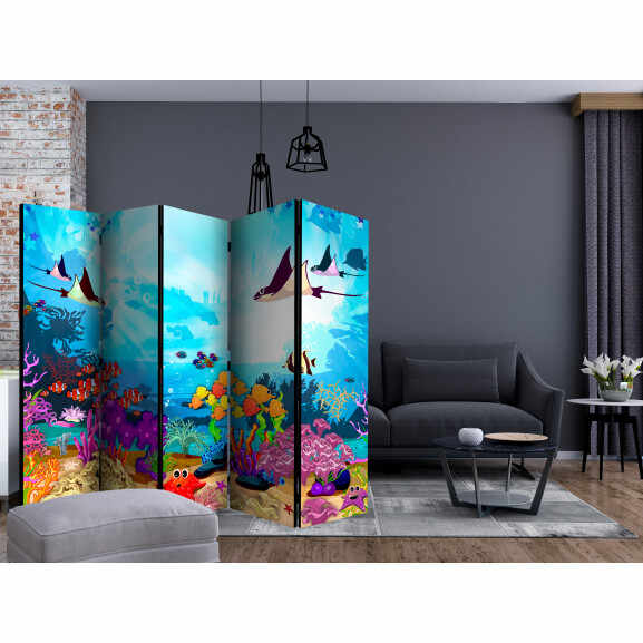 Paravan Colourful Fish Ii [Room Dividers] 225 cm x 172 cm