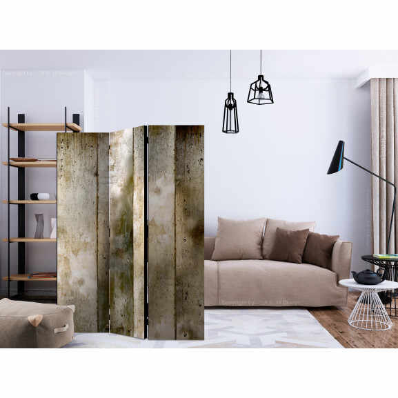 Paravan Gold Stripes [Room Dividers] 135 cm x 172 cm