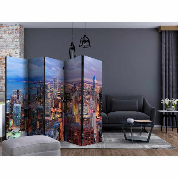 Paravan Illuminated Chicago Ii [Room Dividers] 225 cm x 172 cm