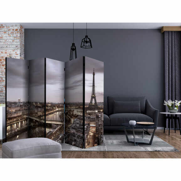 Paravan Night In Paris Ii [Room Dividers] 225 cm x 172 cm