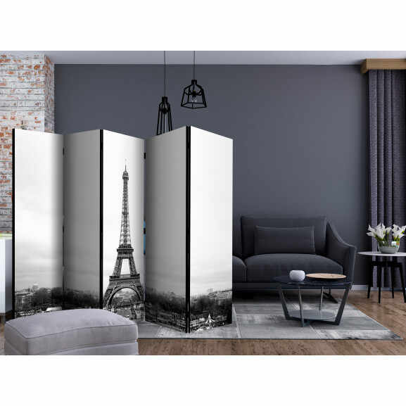 Paravan Paris: Black And White Photography Ii [Room Dividers] 225 cm x 172 cm