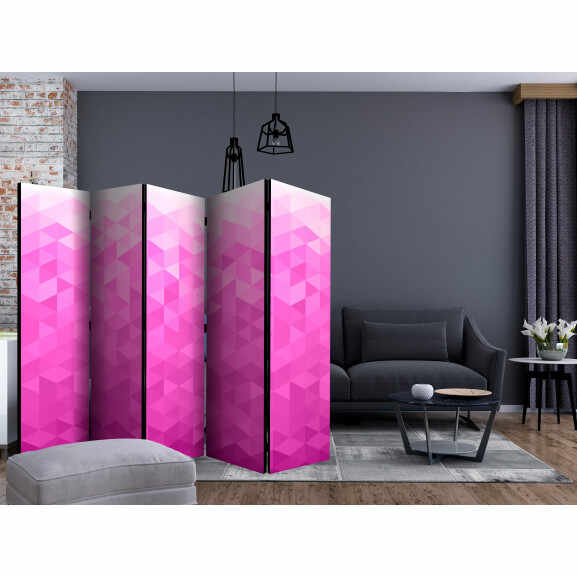 Paravan Pink Pixel Ii [Room Dividers] 225 cm x 172 cm