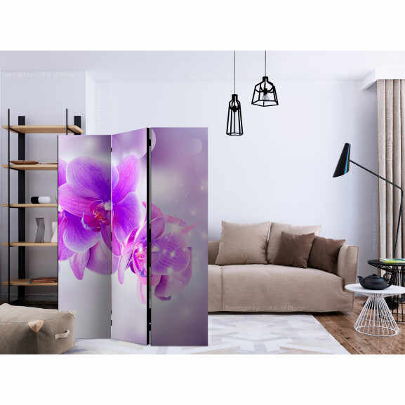 Paravan Purple Orchids [Room Dividers] 135 cm x 172 cm