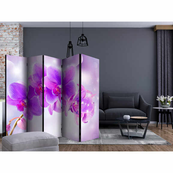 Paravan Purple Orchids Ii [Room Dividers] 225 cm x 172 cm