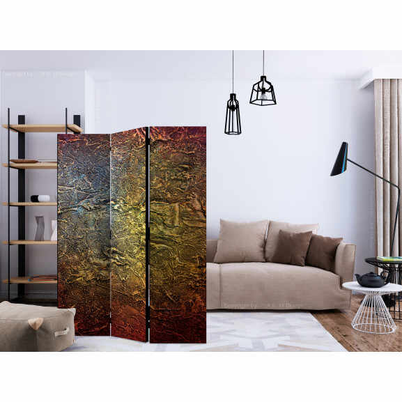 Paravan Red Gold [Room Dividers] 135 cm x 172 cm