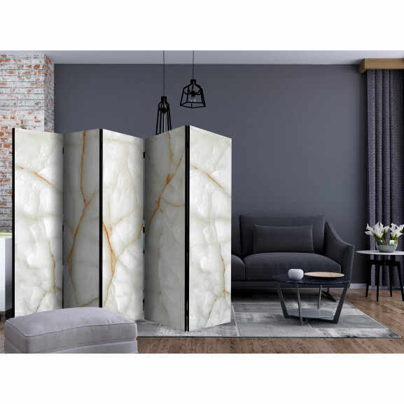 Paravan White Marble Ii [Room Dividers] 225 cm x 172 cm