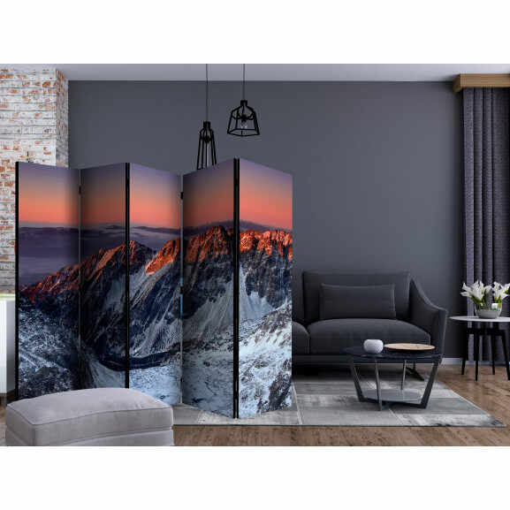 Paravan Beautiful Sunrise In The Rocky Mountains Ii [Room Dividers] 225 cm x 172 cm