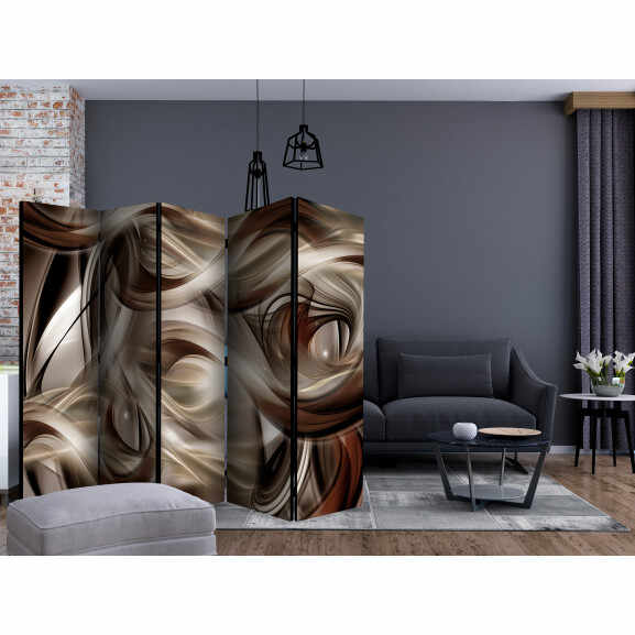 Paravan Brown Revelry Ii [Room Dividers] 225 cm x 172 cm