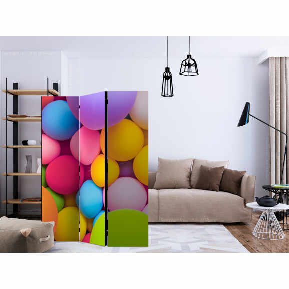 Paravan Colourful Balls [Room Dividers] 135 cm x 172 cm