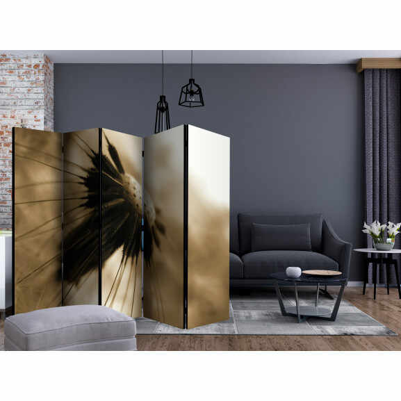 Paravan Dandelion Sepia Ii [Room Dividers] 225 cm x 172 cm