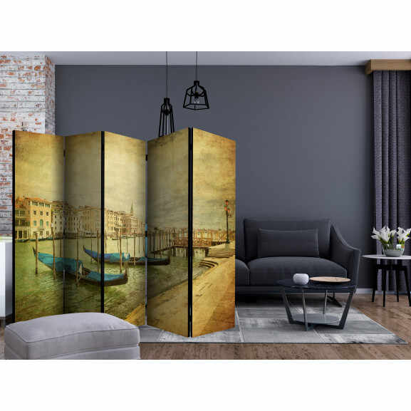 Paravan Grand Canal, Venice (Vintage) Ii [Room Dividers] 225 cm x 172 cm