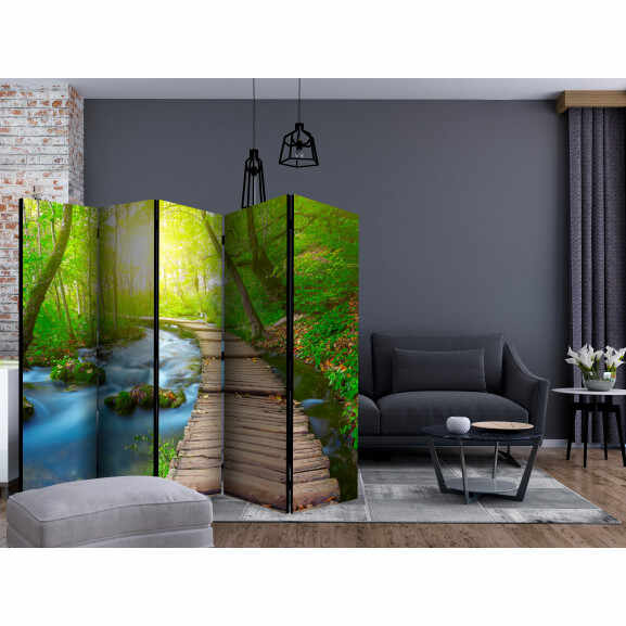 Paravan Green Forest Ii [Room Dividers] 225 cm x 172 cm