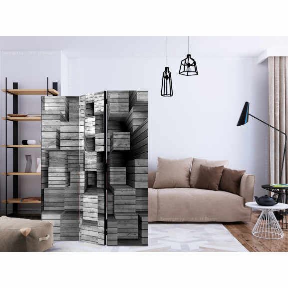 Paravan Grey Precision [Room Dividers] 135 cm x 172 cm