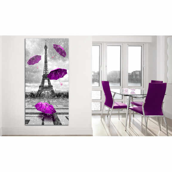 Tablou Paris: Purple Umbrellas