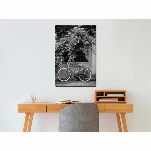 Tablou Bicycle And Flowers (1 Part) Vertical