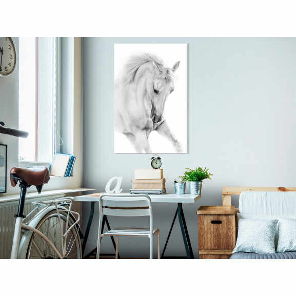 Tablou White Horse (1 Part) Vertical