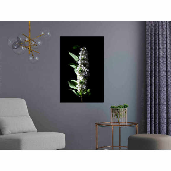 Tablou White Lilacs (1 Part) Vertical