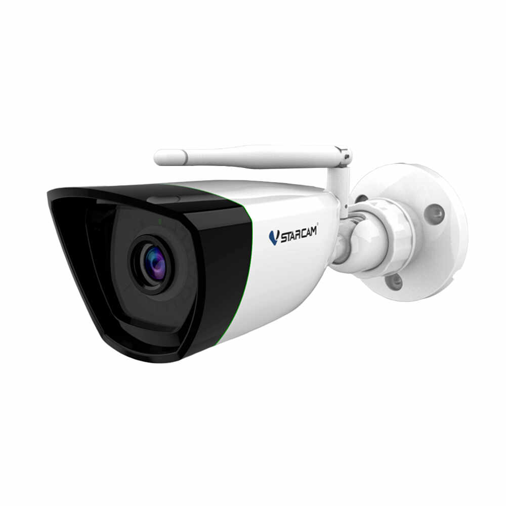 Camera supraveghere wireless IP WiFi Vstarcam CS55, 2 MP, IR 15 m, 4 mm, slot card, microfon, detectie miscare, detectie planset