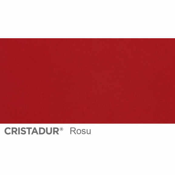 Chiuveta bucatarie Schock Mono D-100S Cristadur Rouge, granit, reversibila, montare pe blat 74 x 51 cm