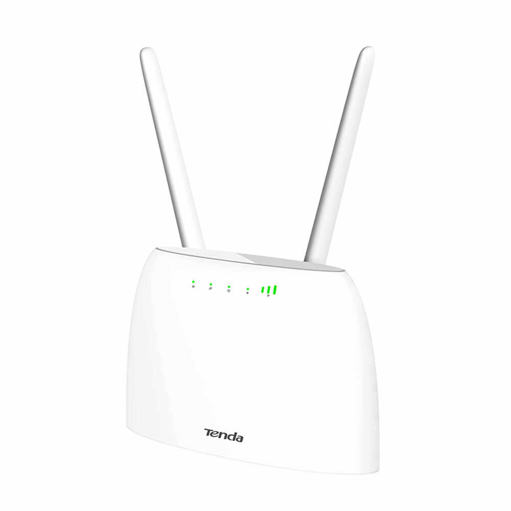 Router wireless Tenda 4G06, 3 porturi, 2.4 GHz, 4G, 300 Mbps