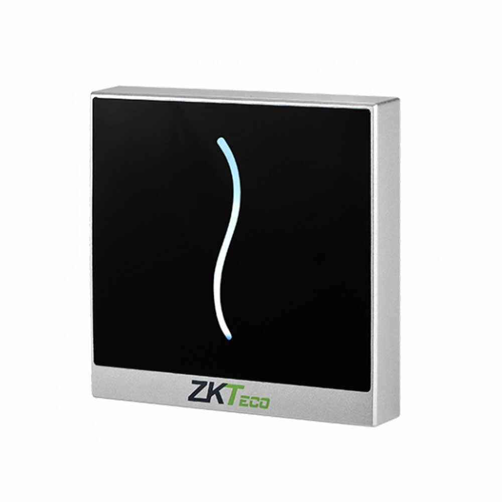 Cititor de proximitate ZKTeco PROID20-B-WG-2, MF, 13.56 MHz, Wiegand, interior/exterior
