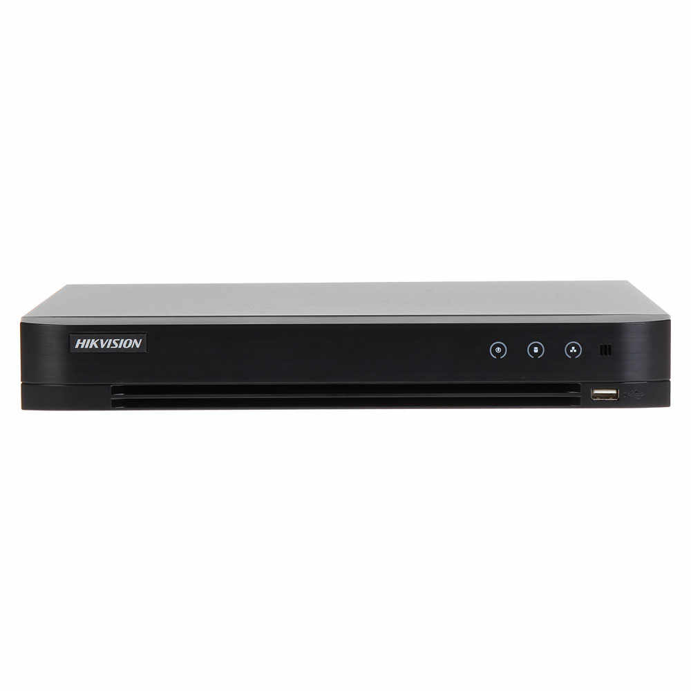 DVR Hikvision Turbo HD AcuSense IDS-7208HQHI-M1/S(C), 8 canale, 4 MP, functii smart, audio prin coaxial