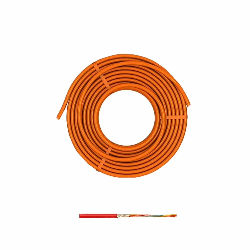 Cablu de incendiu JE-H(ST)H TED A0058586, 1x2x0.8 mm, E30/E90, ecranat, rola 500 m