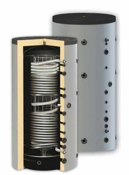 Boiler igienic combinat SUNSYSTEM HYG BR2 1000, cu doua serpentine, 1000 litri, pentru producerea și depozitarea apei calde menajere igienice și încălzire