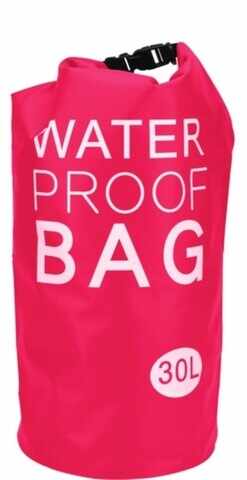 Geanta pentru cumparaturi Waterproof, 30L, 27x61 cm, polivinil, roz
