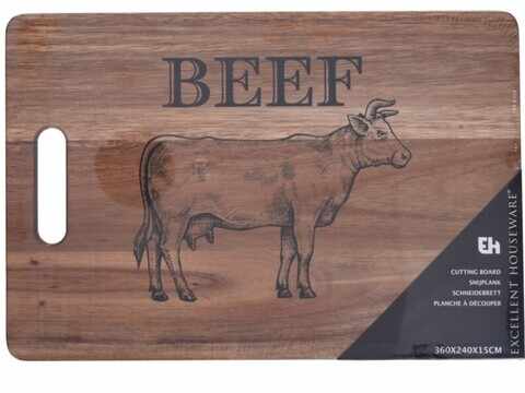 Tocator Beef, 36x24x15, lemn de acacia
